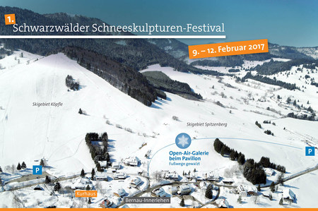 Hier liegt die Open-Air-Galerie der Schneekünstler: Oberhalb vom Ortsteil Innerlehen. Hier liegt die Open-Air-Galerie der Schneekünstler: Oberhalb vom Ortsteil Innerlehen.