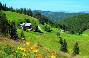 Die Krunkelbach-Htte ist auf 1.294 Metern eins der hchstgelegen Berggasthuser im Schwarzwald. Foto: Claudia Grtsch